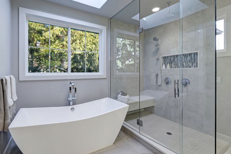 Luxurious Bathroom Upgrade with Freestanding Tub
